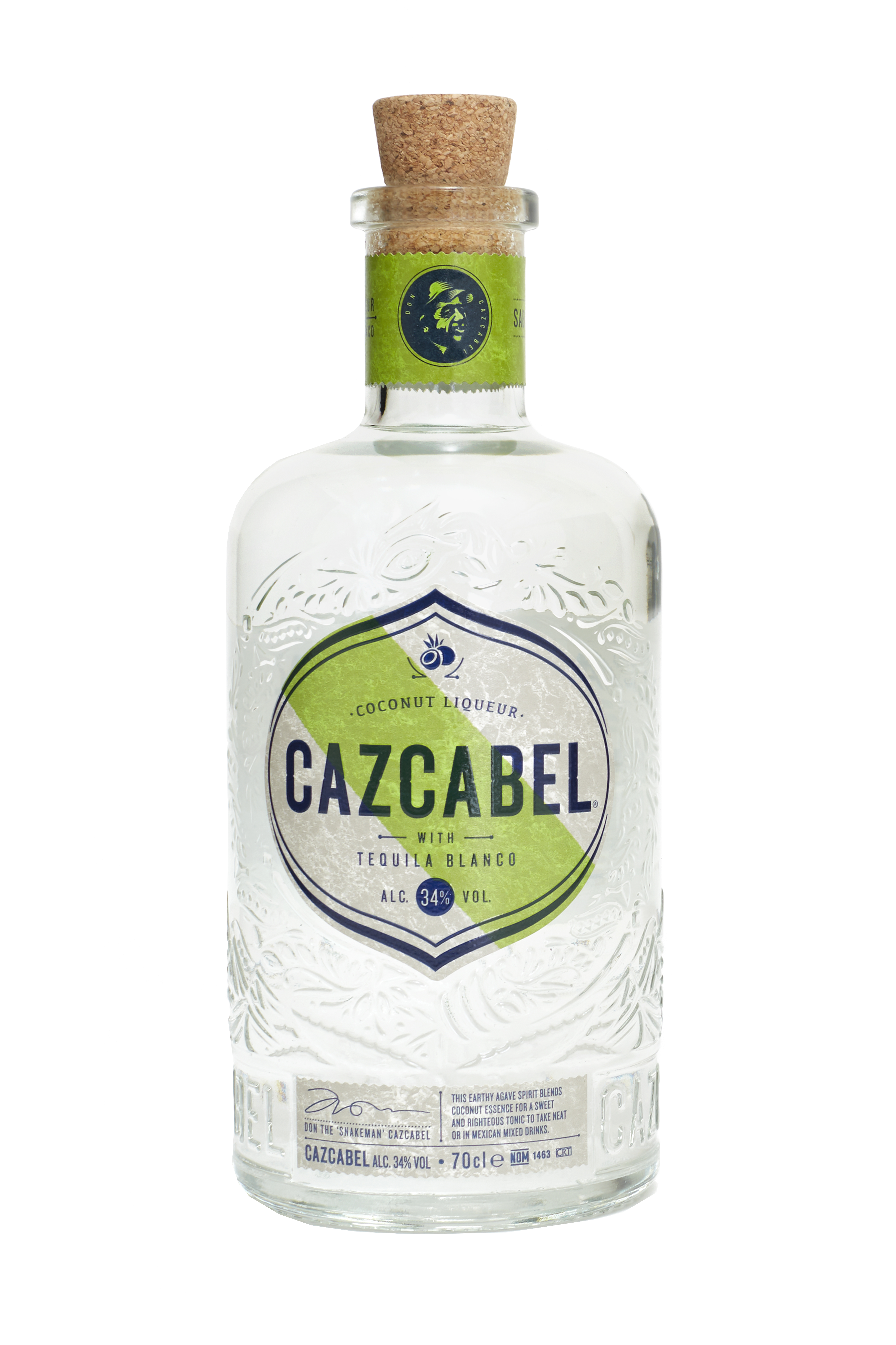 Cazcabel Coconut Liquer 34% 70cl